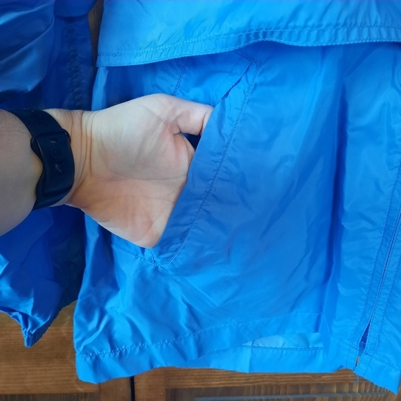 Vintage Eddie Bauer blue lightweight water resistant windbreaker jacket size M - Picture 8 of 14